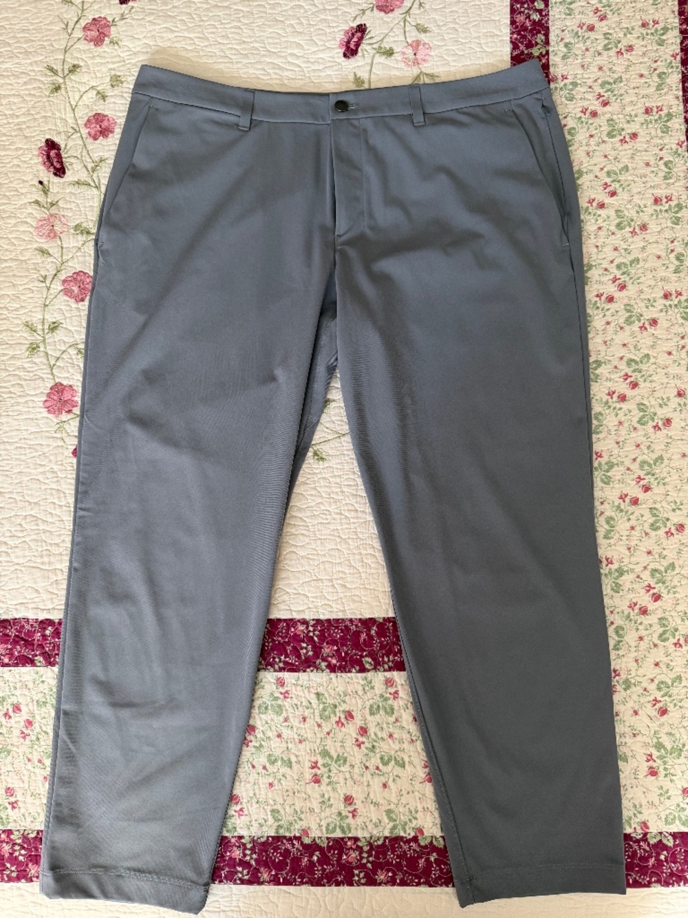 Lululemon ABC Slim-Fit Trouser 38x28 Warpstreme Asphalt Grey